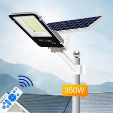 350W Solar Street Light Outdoor Waterproof 6500K Solar Powered LED Road Lamp