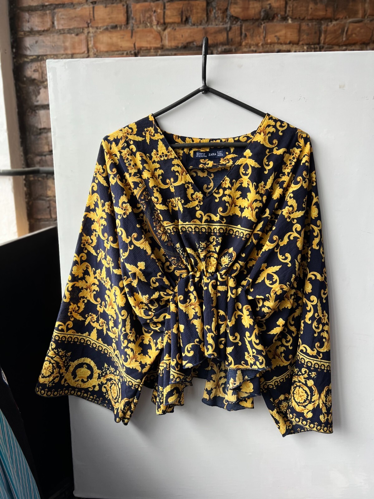 Zara Vintage Women's Gold Blouse | eBay