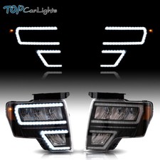 Vland Full Led Headlights Sequential Turn Signal For 2009-2014 Ford F150 F-150 Vland Full Led Headlights Sequential Turn Signal For 2009-2014 Ford F150 F-150
