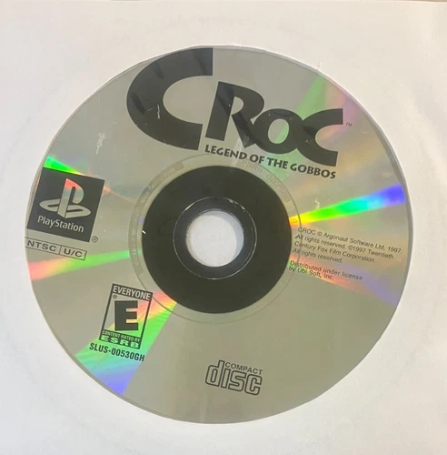 Croc: Legend of the Gobbos (PLAYSTATION 1) DISC ONLY- NO CASE - VERY GOOD