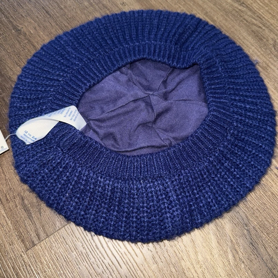 New! Janie & Jack Sweater Knit Baby Beret - Image 2 of 4