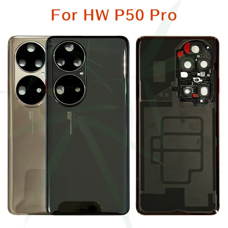 For Huawei P50 Pro Back Battery Cover Rear Glass Door JAD-AL50 JAD