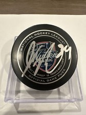James Reimer Winter Classic Signed Official NHL Game Puck Detroit Redwings