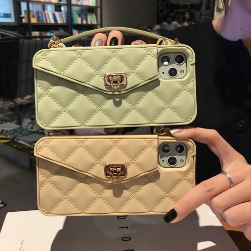 Crossbody Strap Handbag Purse Chain Wallet Case For iPhone 16 15 14 13 12Pro Max - Picture 3 of 20