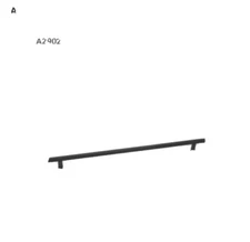 Alno A2802-18 MB Vita Bella 18" Center to Center Modern Smooth Bar