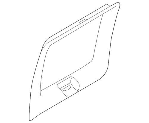 Moldura de ventana para Ford E-150/E-250/E-350 Super Duty 2008-2014 (N/P 3C2Z-1625508-BAC)