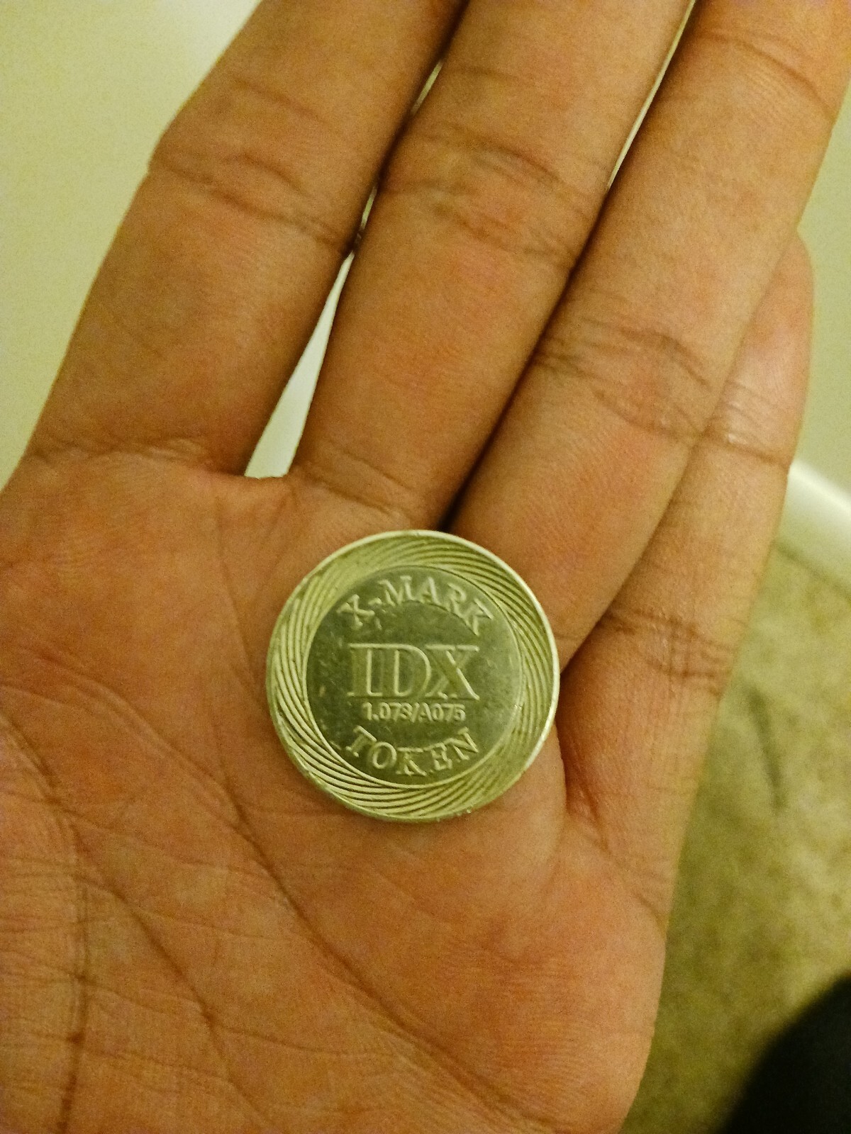 XMARK IDX 1.073/AO75 CLEANED VINTAGE TOKEN X MARK COIN eBay