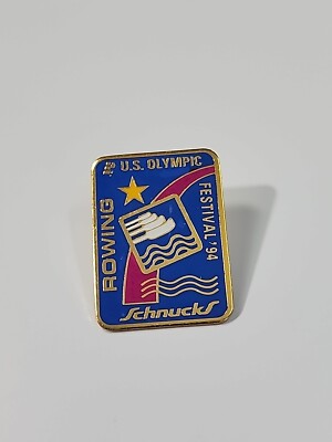 Rowing 1994 US Olympic Festival '94 Souvenir Lapel Pin Schnucks Sponsor