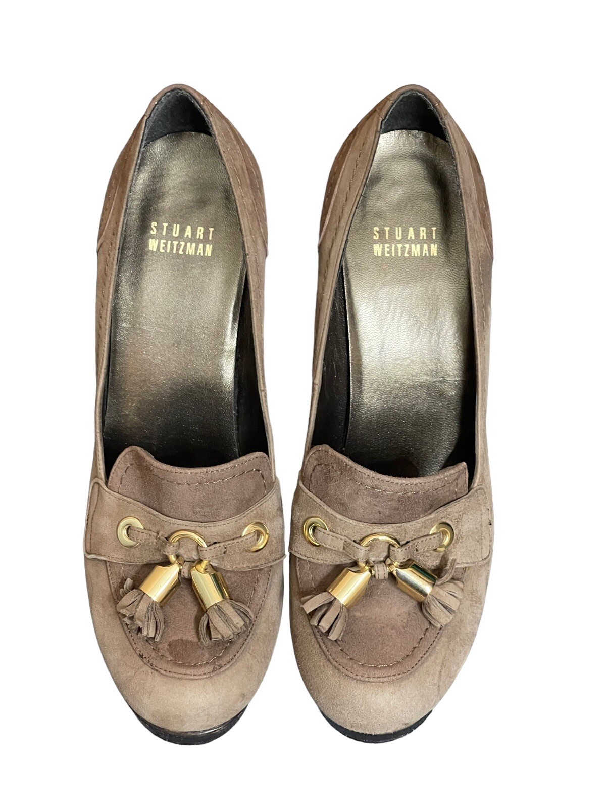 Authentic Stuart Weitzman Tassup Platform Pumps s… - image 4