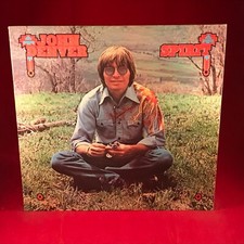JOHN DENVER Spirit  1976 UK Vinyl LP + INNER Record Wrangle Mountain Song