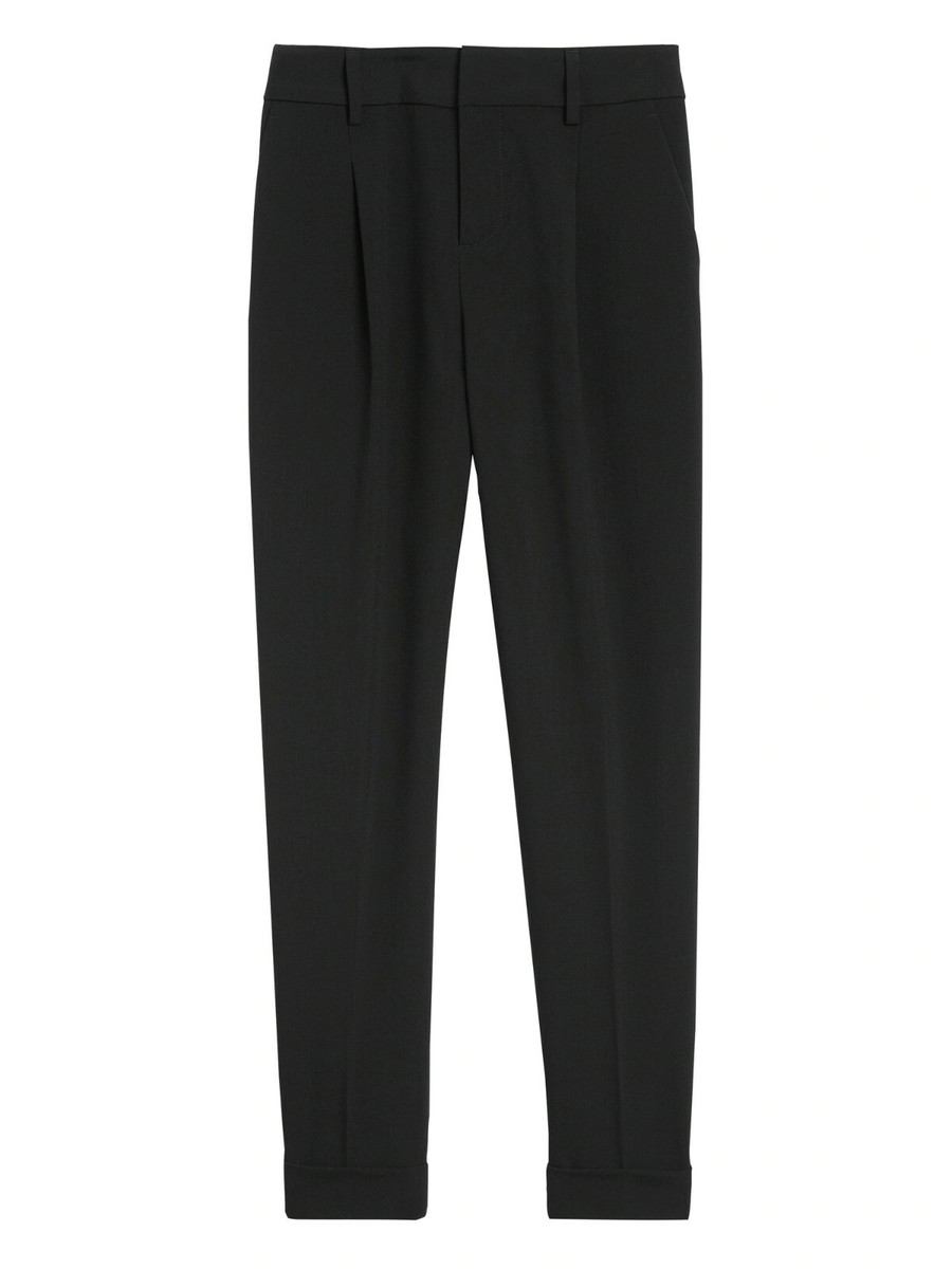 Banana Republic High-Rise Tapered Cropped Pant,Black SIZE 6