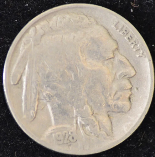 1928 VERY FINE Buffalo Nickel