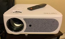 White Toptro X3 Projector Bundle! NEVER USED. Includes HDMI cable & more!