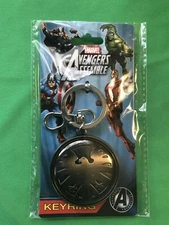 Avengers SHIELD LOGO PEWTER Keyring - Vault 35