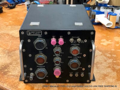 ORBIT Marine AL-7100-LCU Local Control Unit F/O LAN FREE SHIPPING B.