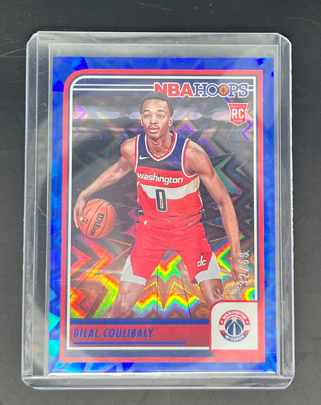 2023-24 NBA Hoops Rookies Blue Explosion /59 Bilal Coulibaly #276 RC