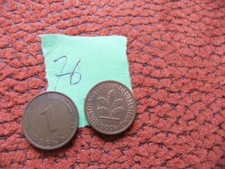 1 BRD WEST PFENNIG GL&Uuml;CKSPFENNIG GEBURTSTAG 1976