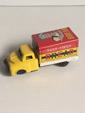 TIN FRICTION TRUCK WITH TIN CAB.10.5CM “OVEN FRESH BREAD”MADE IN JAPAN