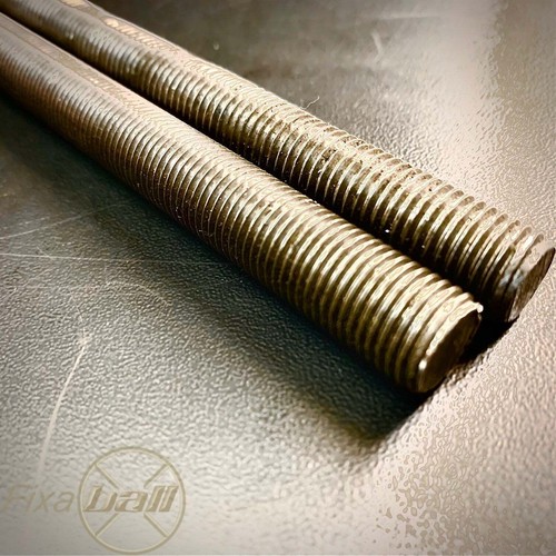 Metric Fine Extra 10 12 16 20 24 x 1m 4.8 Threaded Bar Rod Stud Self Colour - Picture 3 of 10
