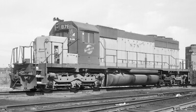 Chicago & Nordwestern EMD SD40 878 bei North Platte NE 5x7 Foto