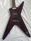 Washburn Dimebag Darrell Model Electric Guitar Black Panel Red Lightning