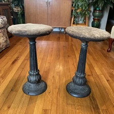 Early Rare Cast Iron Soda Fountain Stools