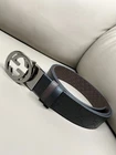 100% Authentic Gucci Black Leather Belt