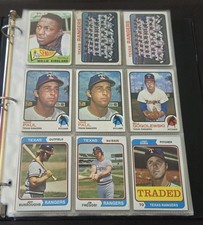  Lot 288 Vintage Texas Rangers Baseball Cards...