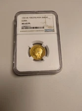 Yugoslavia 1 dukat 1931 MS65PL