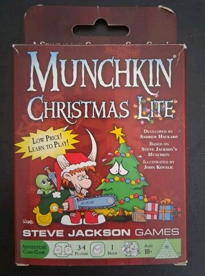 Steve Jackson Games Munchkin Christmas Lite Boxed Game