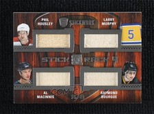 2015 Leaf ITG Stickwork Stick Rack 4 Silver 35/40 Phil Housley Al MacInnis ti8