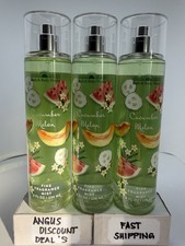 Bath Body Works 3PCS CUCUMBER, MELON Fine Fragrance MIST8oz, Brand New