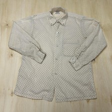 Vintage 70s 80s Arrow Dress Shirt Mens 15.5 Geometric Cum Laude Long Sleeve USA