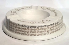 La Flor Dominicana Cigar Ashtray 9" Diameter on top / 10.5" on bottom