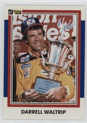 2022 Panini Donruss NASCAR Retro 1981 Navy Blue /199 Darrell Waltrip HOF 1n6u
