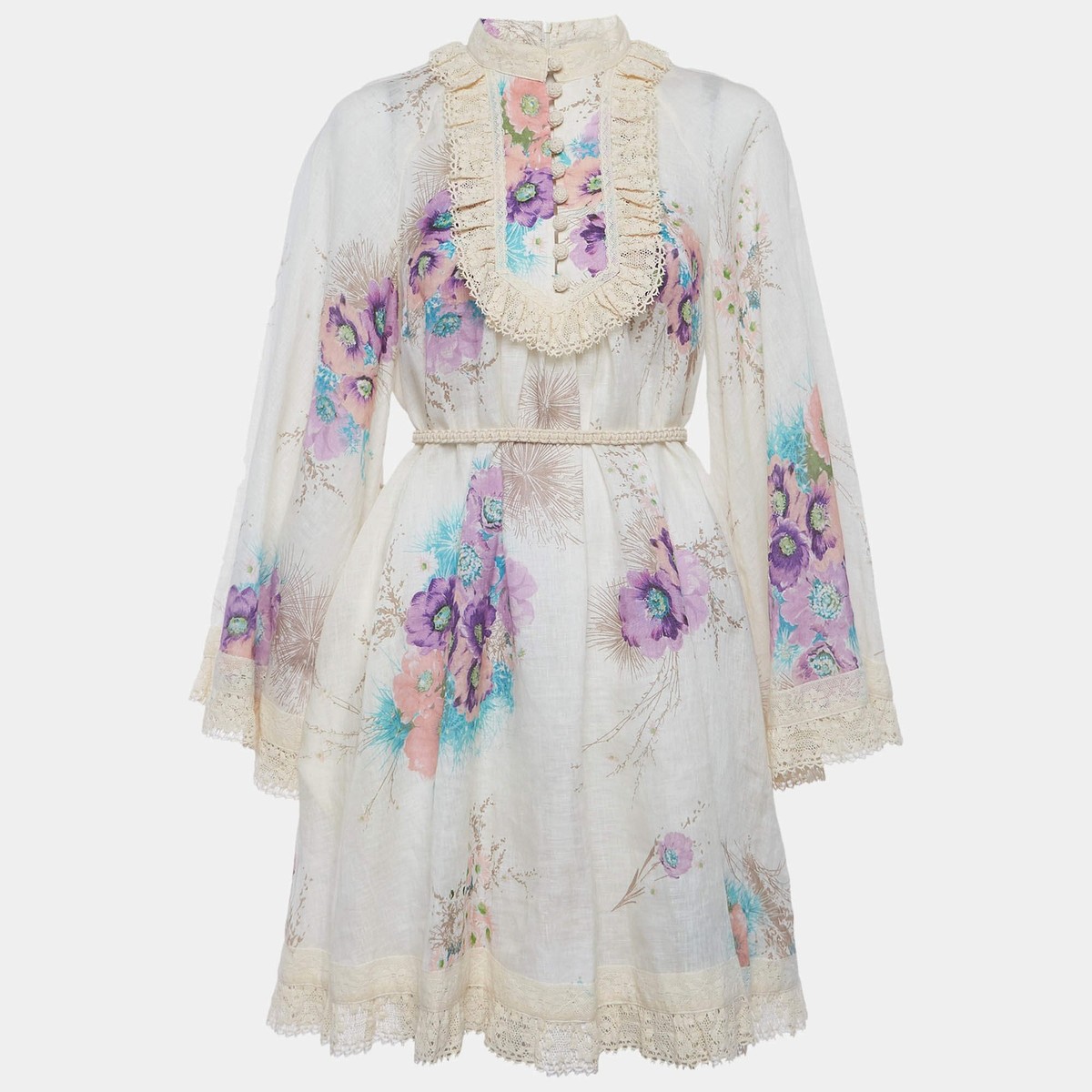 white christmas dresses Zimmermann Dresses Cream Palm Floral main image 0