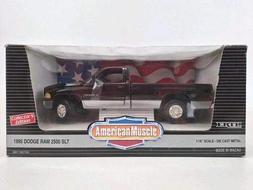 Ertl 1995 Dodge Ram 2500 SLT American Muscle Black Sealed 1:18 Diecast NIB VTG 