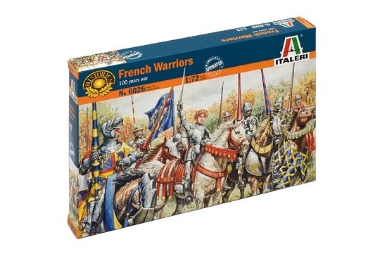 Italeri 6026 - 1/72 Figure Set French Fighters (100 Years War) - New
