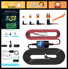 Hardwire Kit for Dash Cam, USB C 12V-24V to 5V Power Cord, 11.5ft, Fuse Tap  To