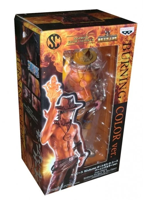 One Piece SCultures Portgas D Ace Burning Color Statua PVC Banpresto - Immagine 2 di 2