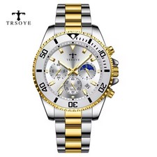 TrsoyeMen’s Wristwatch Classic luxury 3 Dials active Japan Quartz 2yrs warranty