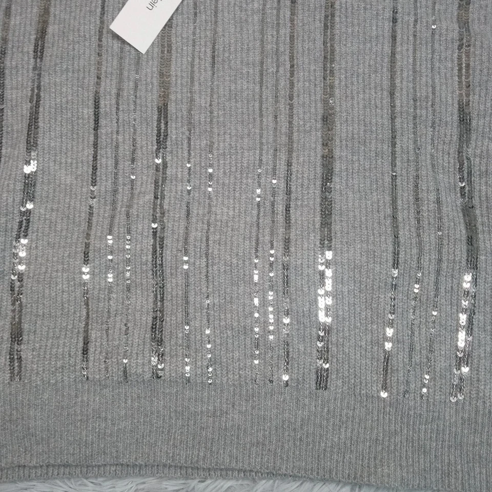 Nuevo con etiquetas Suéter Calvin Klein Gris Para Mujer Gris Brillante Acogedor Cómodo Informal Talla L Foto 2 de 4