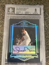 2004 Timeless Treasures Mariano Rivera Platinum 1/1 Auto BGS 8