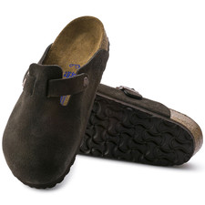 Birkenstock Boston Soft Footbed Suede Mocha Casual Shoes EU37-45