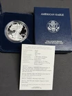 2006-W GEM PROOF American Silver Eagle Dollar w/ Box + CoA ASE $1 bullion 1 oz