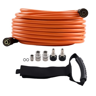 #ad 5800 PSI Pressure Washer Hose 100 Feet with M22 14 to 3 8quot; Quick Connect Coupler $57.25