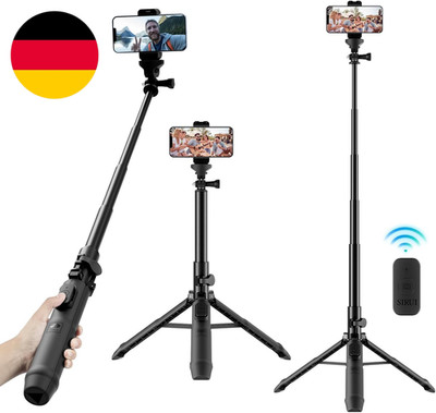 SIRUI MS-01K Stativ 138Cm & Selfiestick Für Smartphones Und Actioncams, Schwarz
