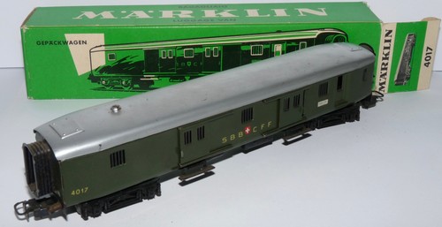 Märklin H0 4017 ++ Leicht-Schnellzug Gepäckwagen der SBB in OVP ++ #C3_484 | Condition: Gebraucht