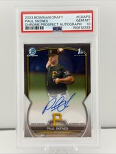 2023 Bowman Draft - Chrome Prospect Autographs Paul Skenes RC PSA GEM 10 💎