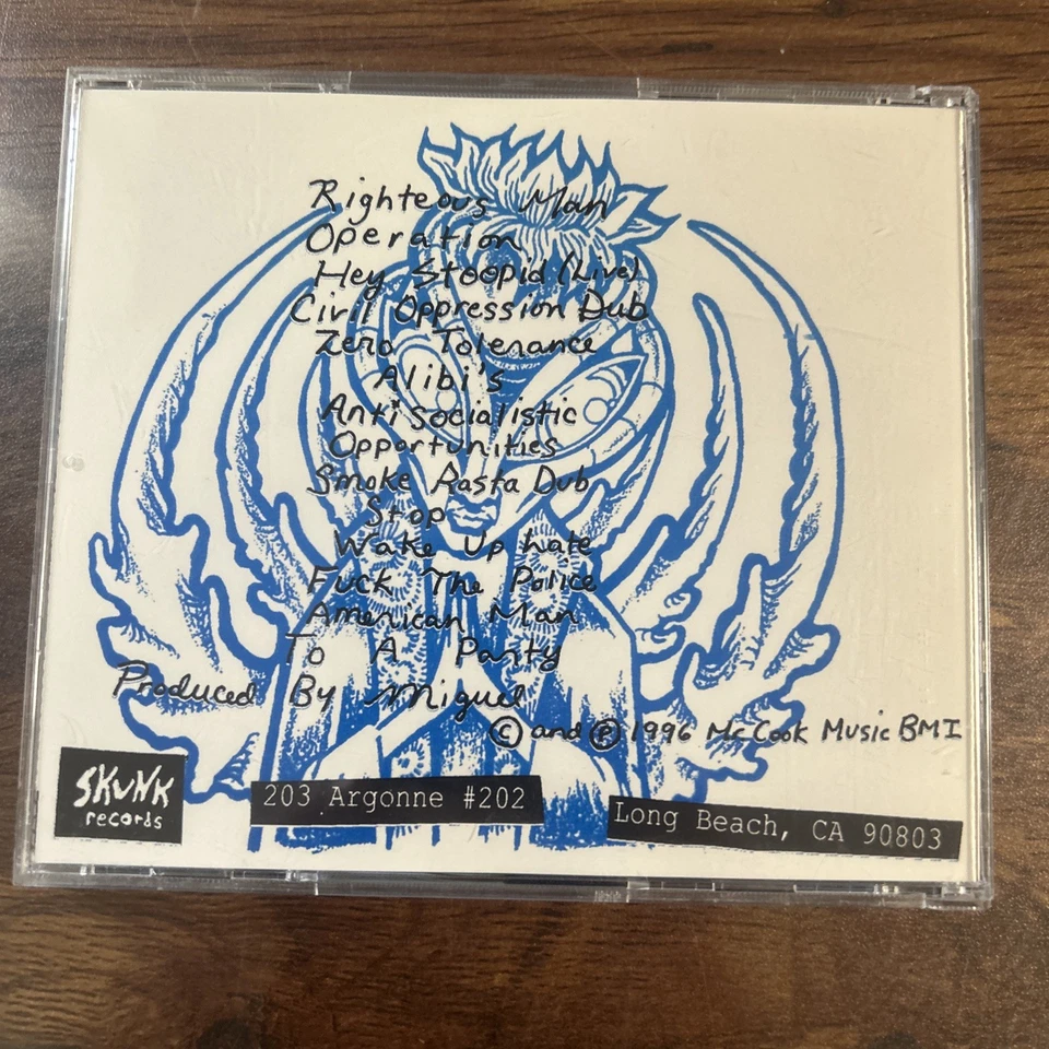 Slightly Stoopid "Self-Titled" CD Skunk Records Sublime Ska/Punk RARE 1996 Foto 4 de 4